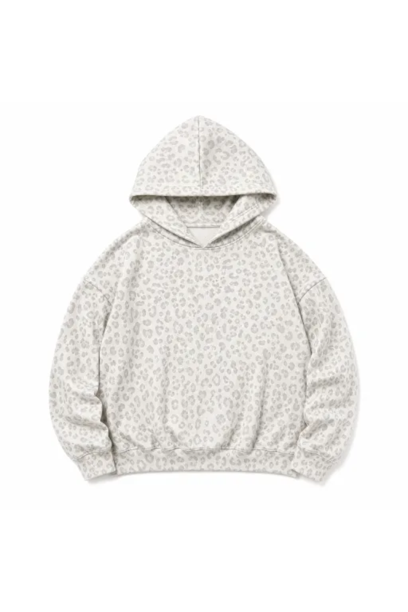 Women's Fall Leopard Print Coquette Style Hoodie