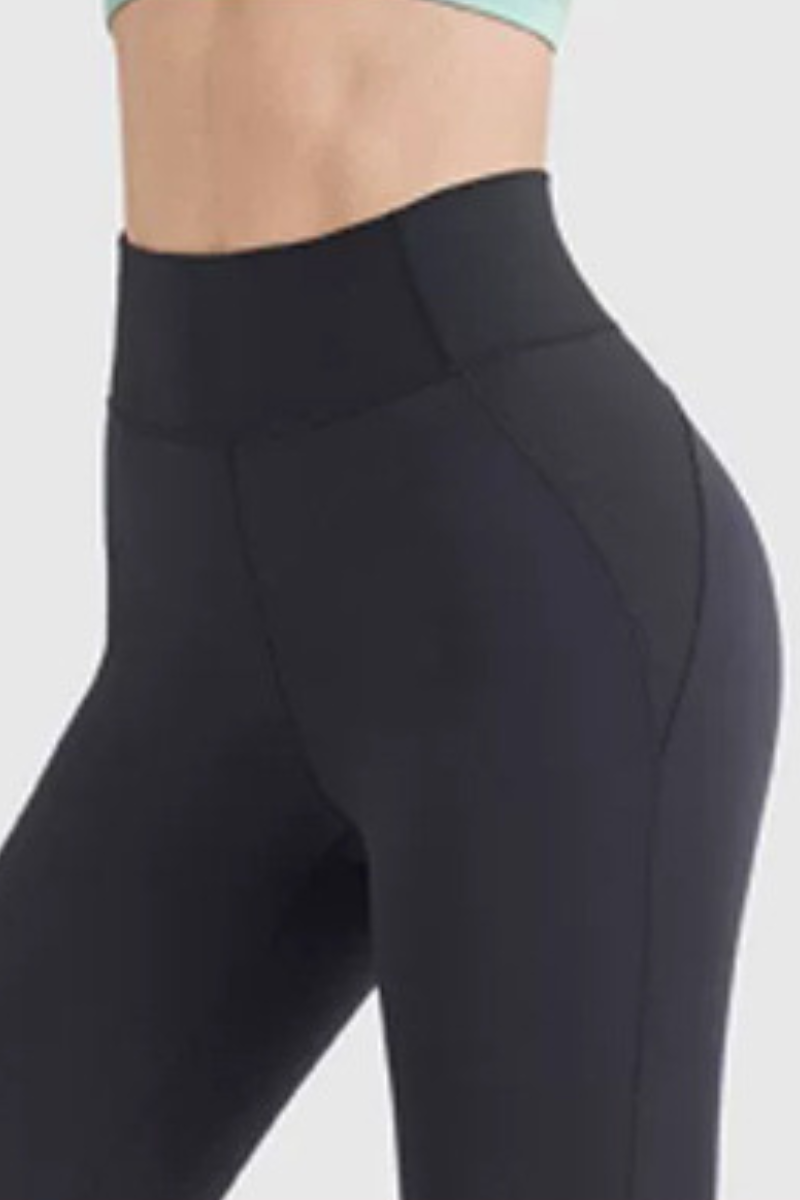 Women's High Waist Peach Hip Ankle Length Yoga Leggings