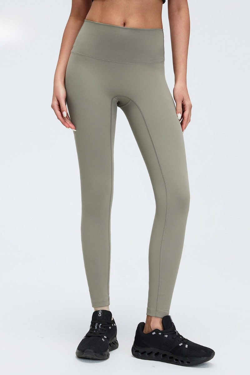 Women's Bare Feel Seamless Front Shaping Sports Leggings