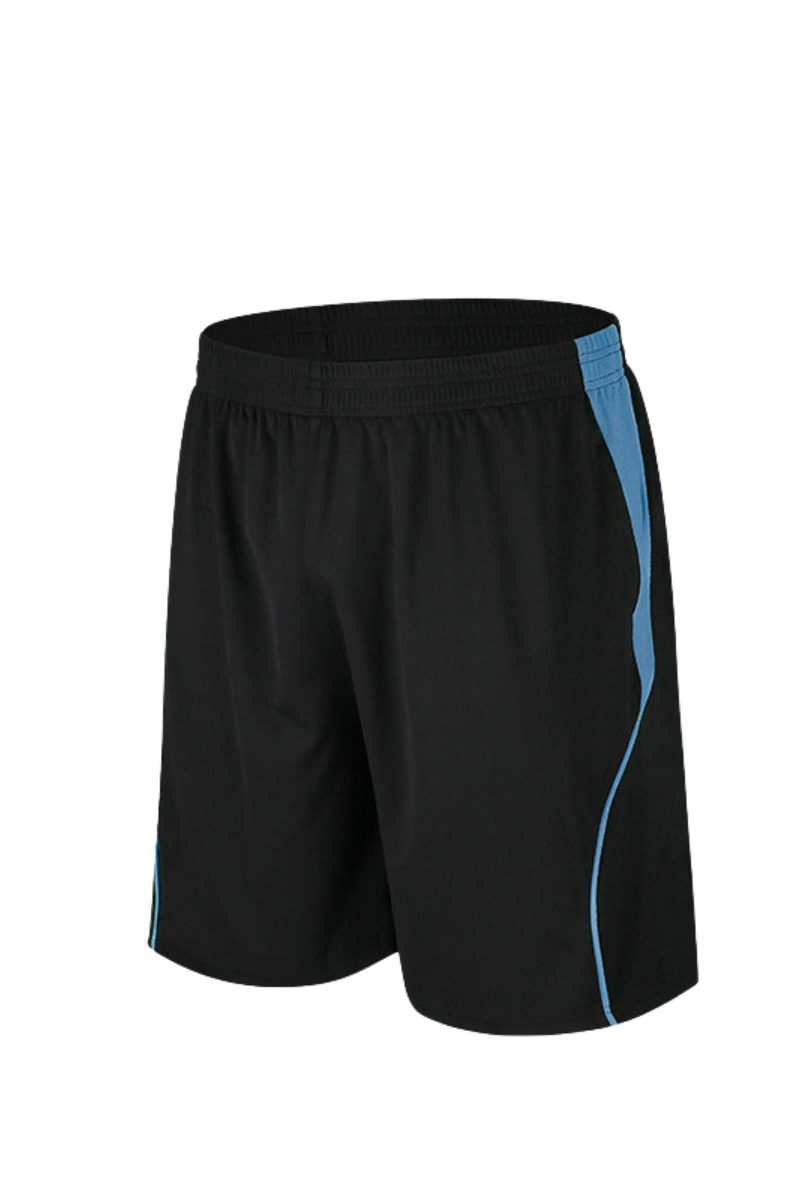 Men's Summer Side Color Block Stripe Breathable Sport Shorts