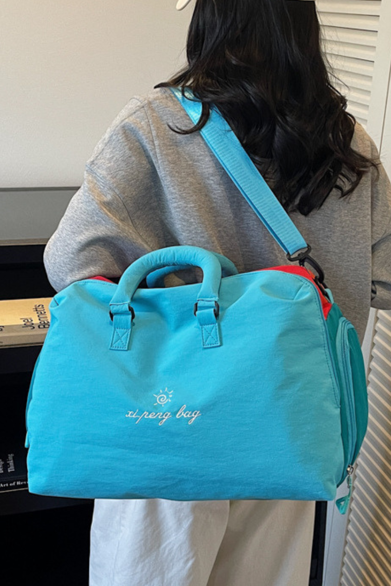 Dopamine Color Scheme 2-in-1 Handheld & Crossbody Sports Bag