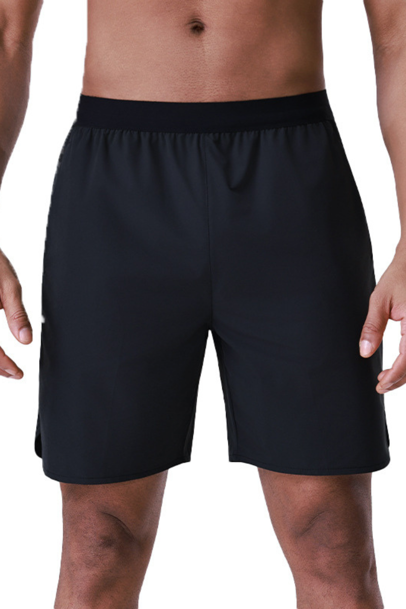 Men's Side Pocket Mesh Breathable Athletic Running Shorts