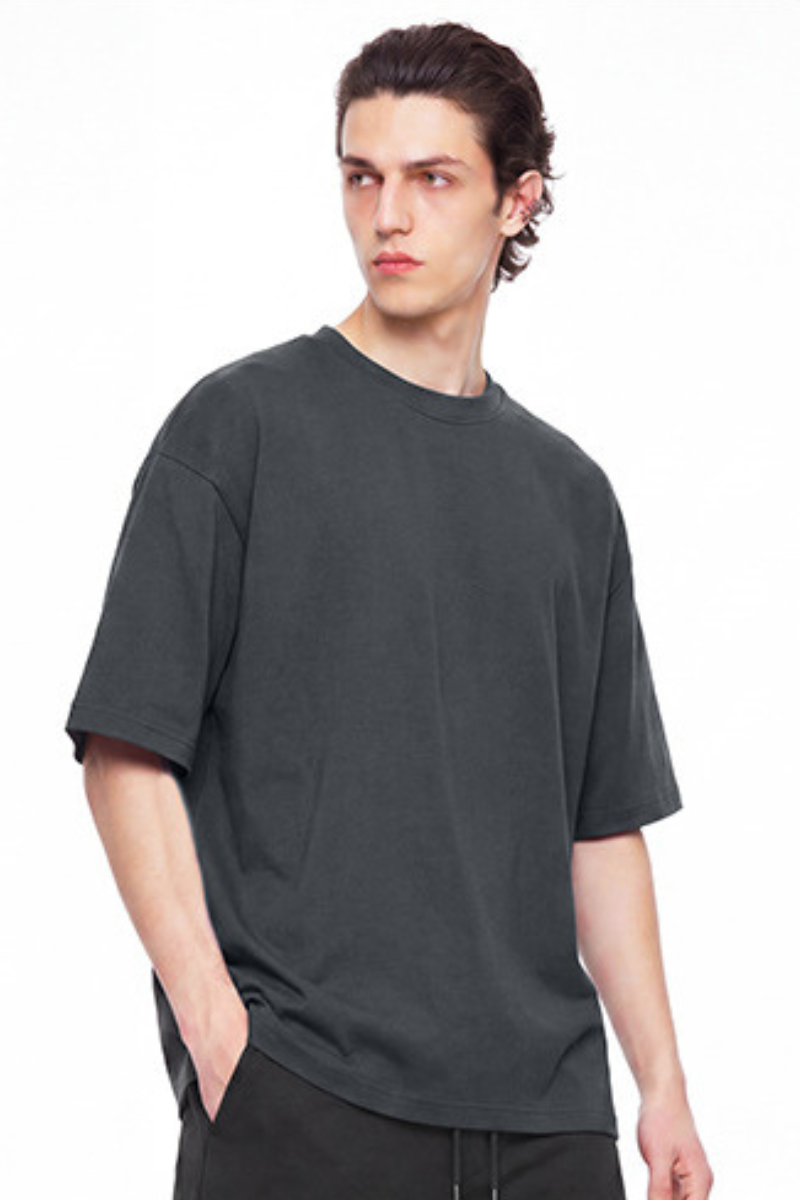 Men's Summer Sorona Cooling Drop Shoulder Loose T-shirt