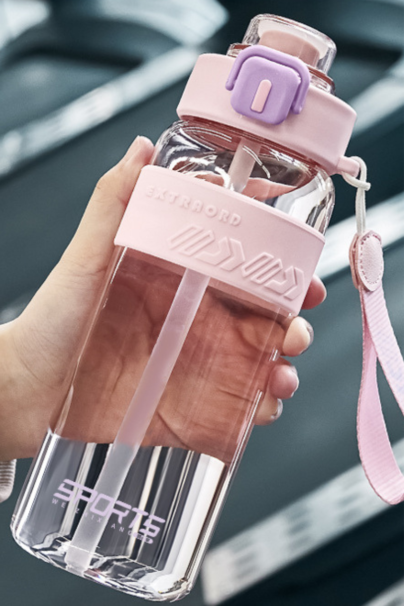 Outdoor Portable Thickened 800ML Heat Resistant Water Bottle
