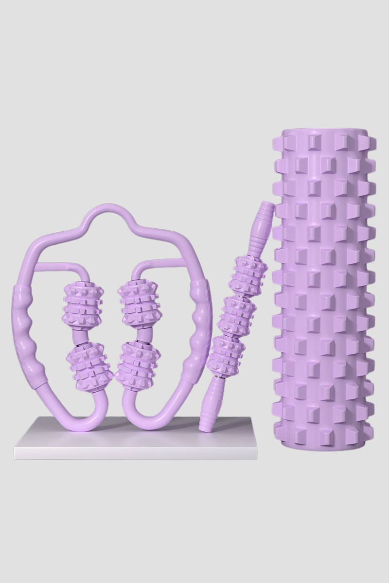 Muscle Recovery Sets:Foam Roller & Massage Stick & Leg Roller