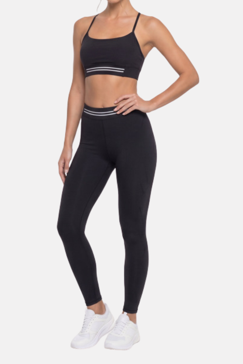 Women's Adjustable Bra And Butt Lifting Leggings Yoga Set