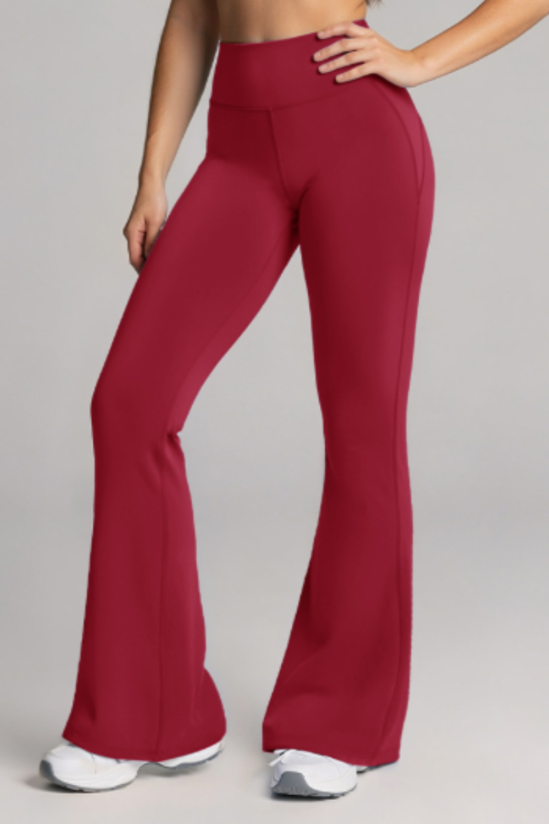 Women's High-Waist Butt-Lifting Flared Yoga Pants