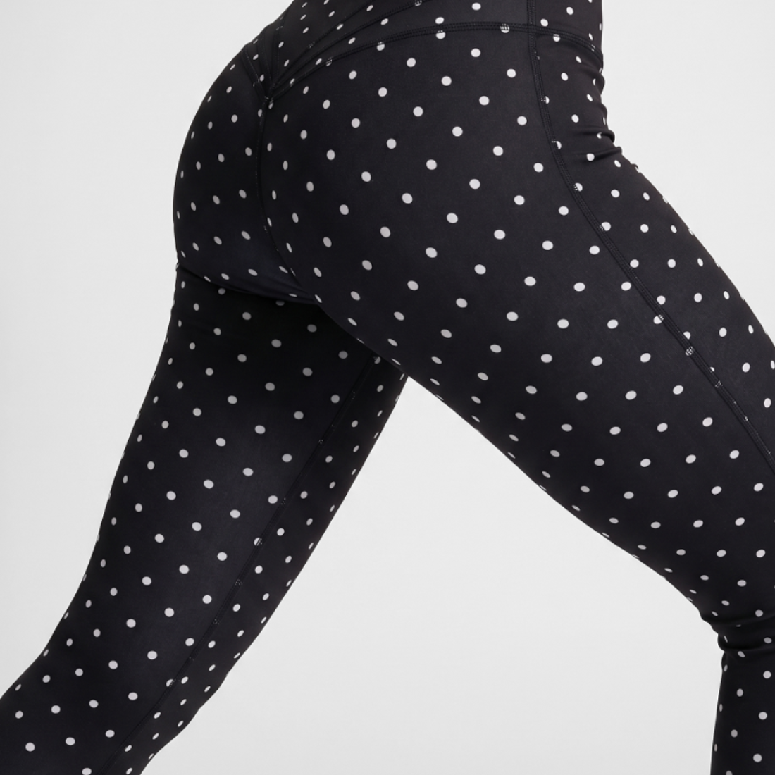 Women's Athletic Polka Dot Cross V-Waist Yoga Leggings