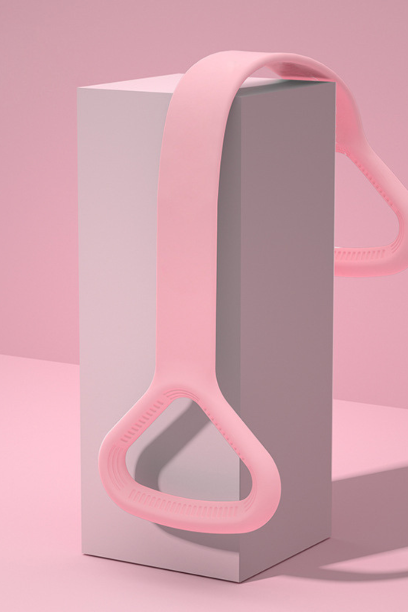Shoulder Toning Stretch Strap with Thickened Silicone Resistance Puller