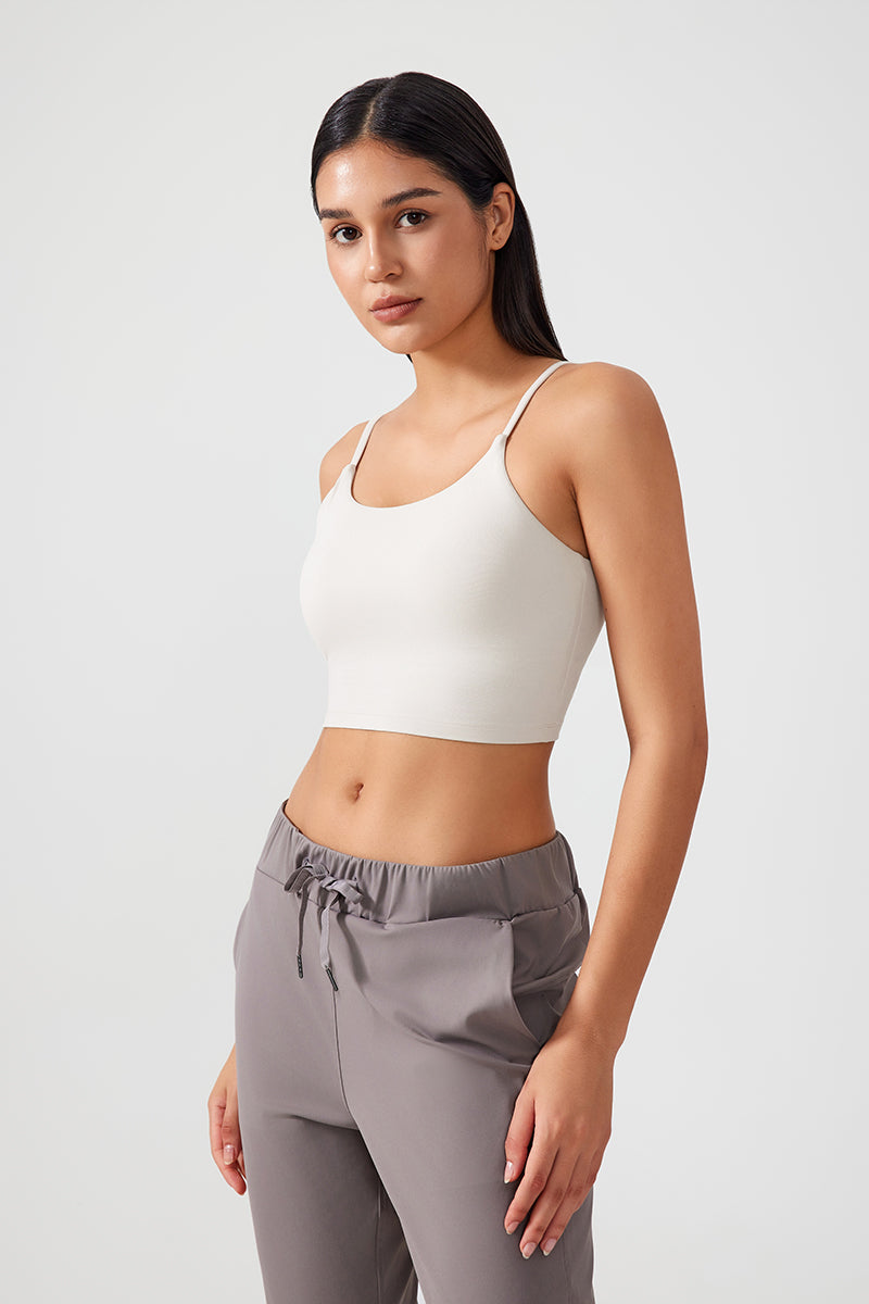 Women Gathering Anti-Shock One Cup Back Fitness Yoga Exercise Camisole Top