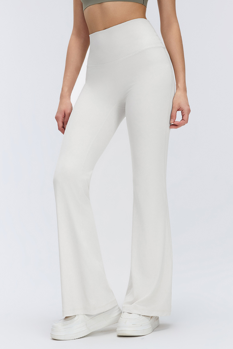 Women's High Waist Seamless Scrunch Flare Yoga Leggings