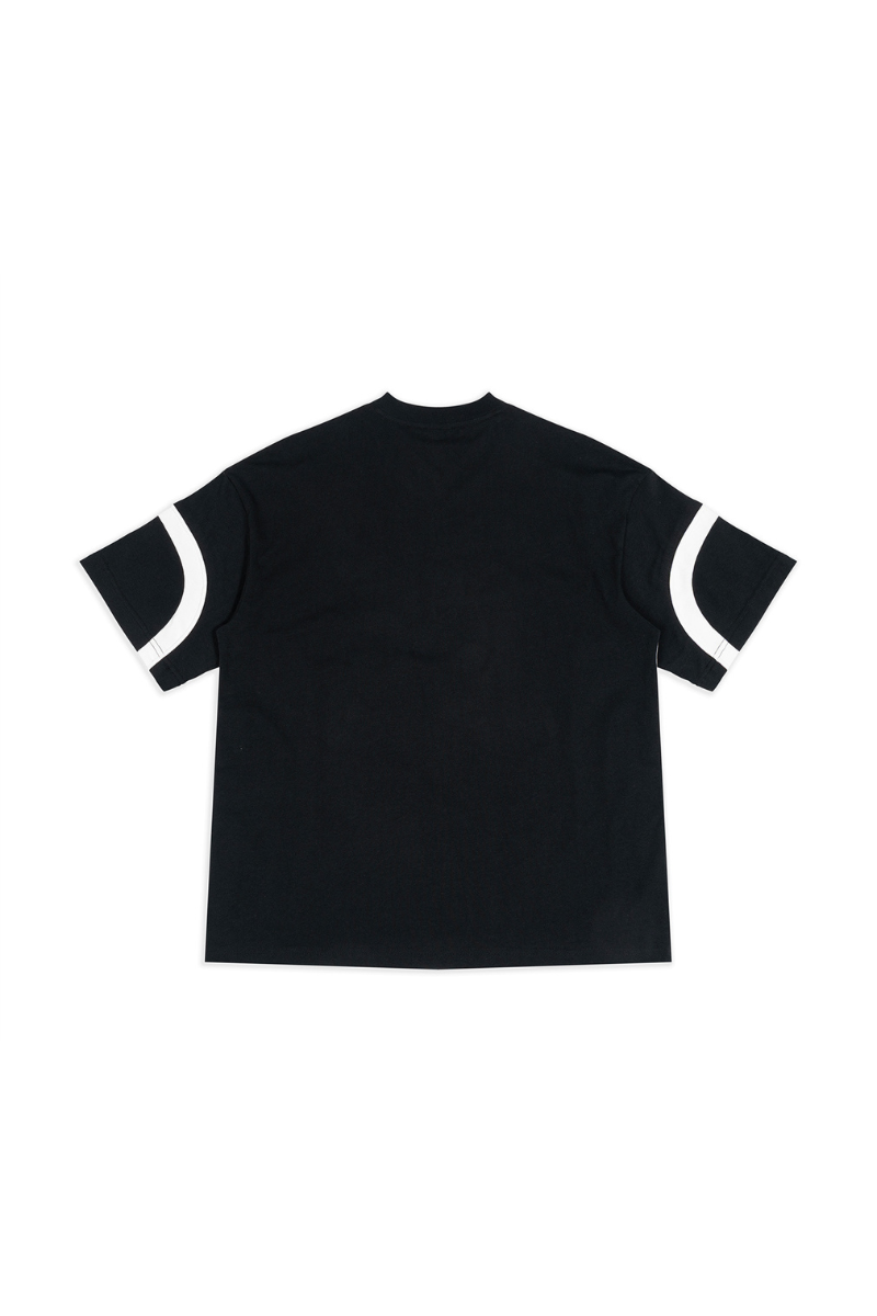 Women's 100% Cotton Color-Block V-Neck Short-Sleeve T-Shirt
