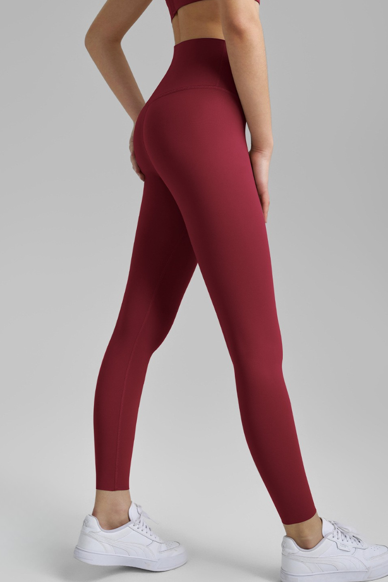 Women's High-Waist Tummy Control Hidden Back Pocket Leggings