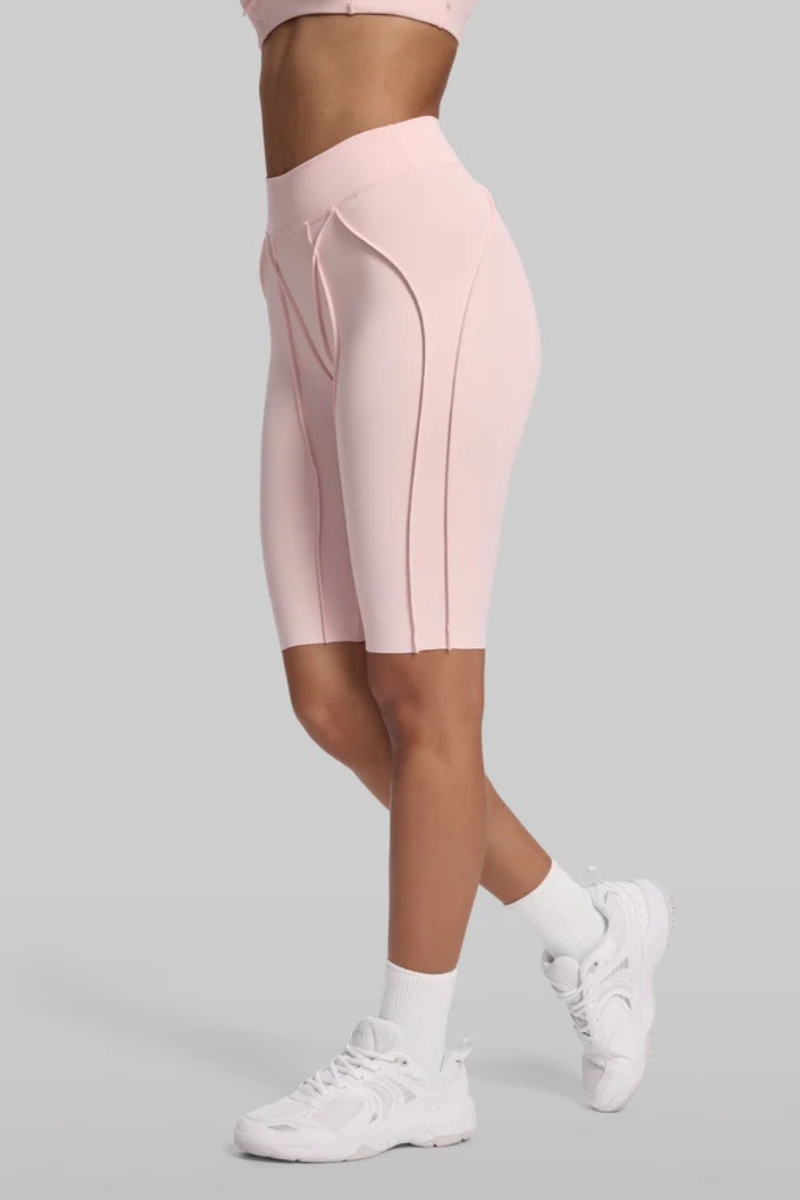 Women's High-Waisted Seam Detail  Naked Feel Yoga Shorts