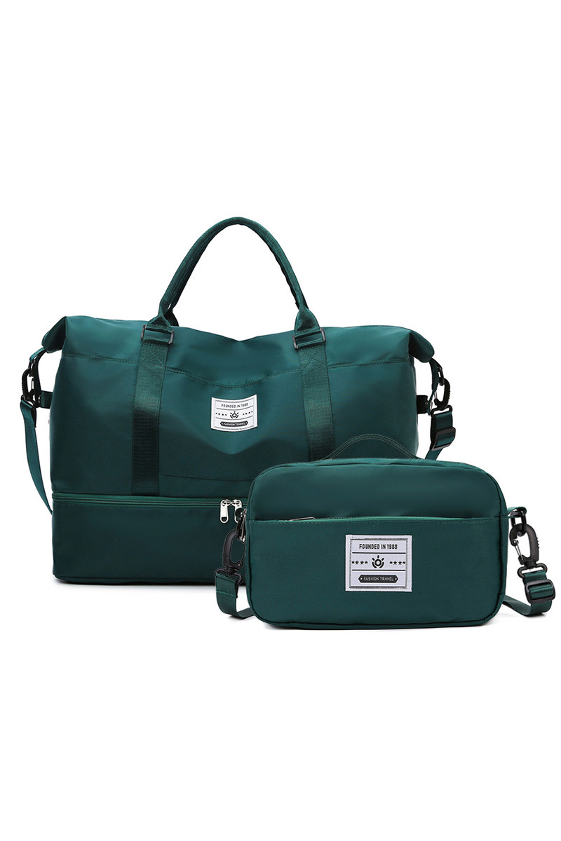 Women Multi-Functional Gym Bag and Small Pouch 2-Piece Set