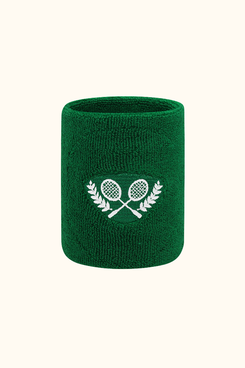 Sports Embroidered Sweat Absorbent Tennis Wristbands