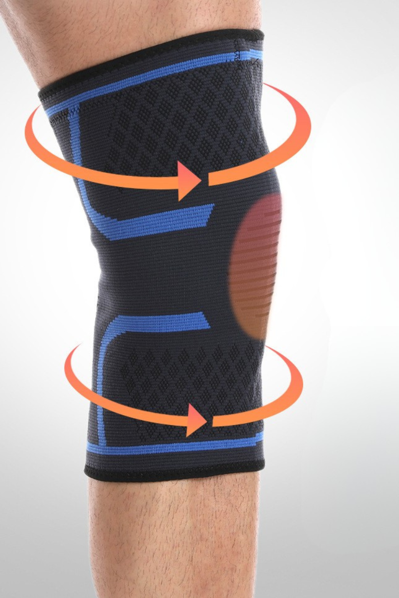 Silicone Breathable Anti Slip Elastic Sports Knee Brace
