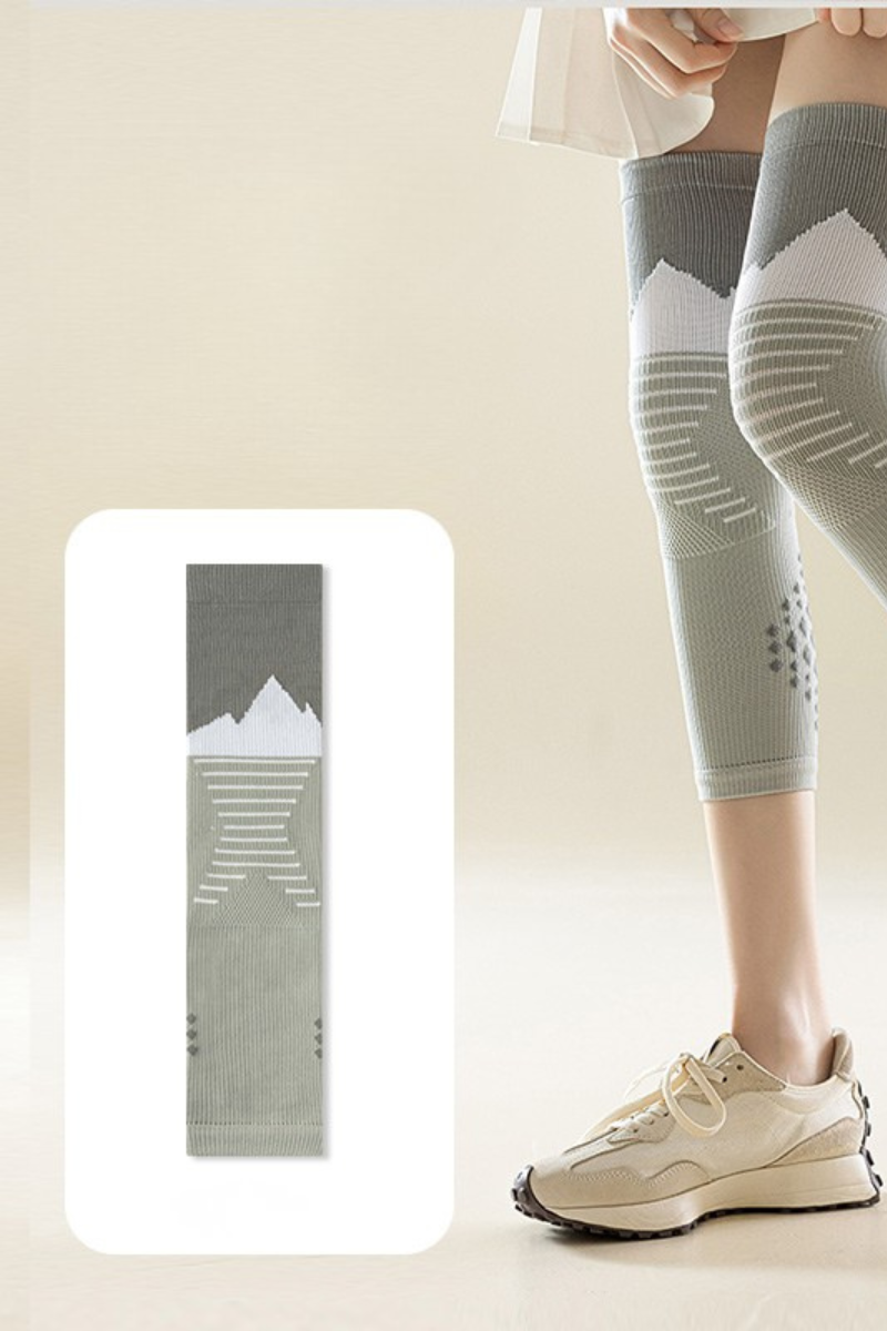 Women's Color Block Anti-Slip Sports Knee-High Socks