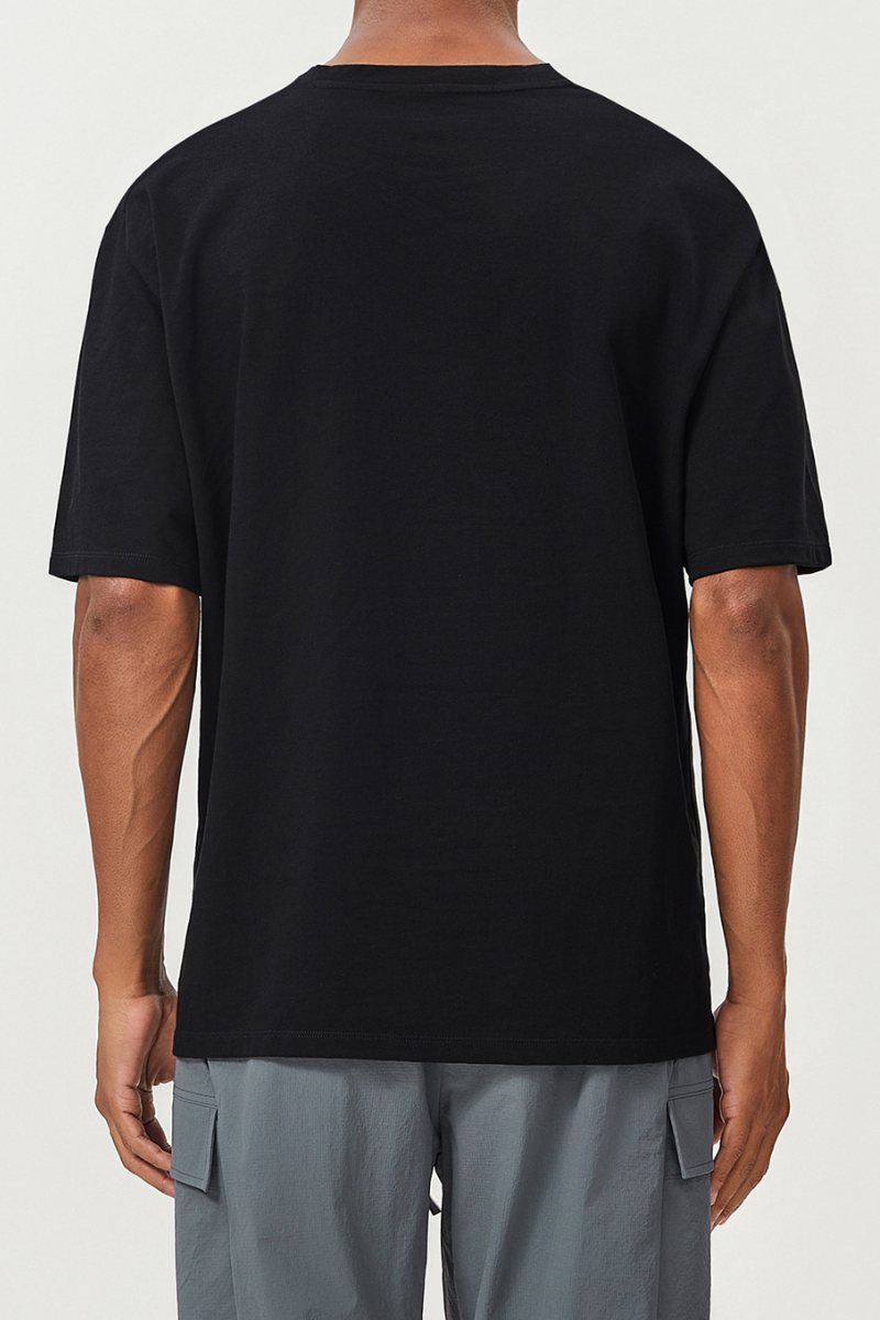Men's  Summer 100% Cotton Breathable Loose Sports T-Shirt