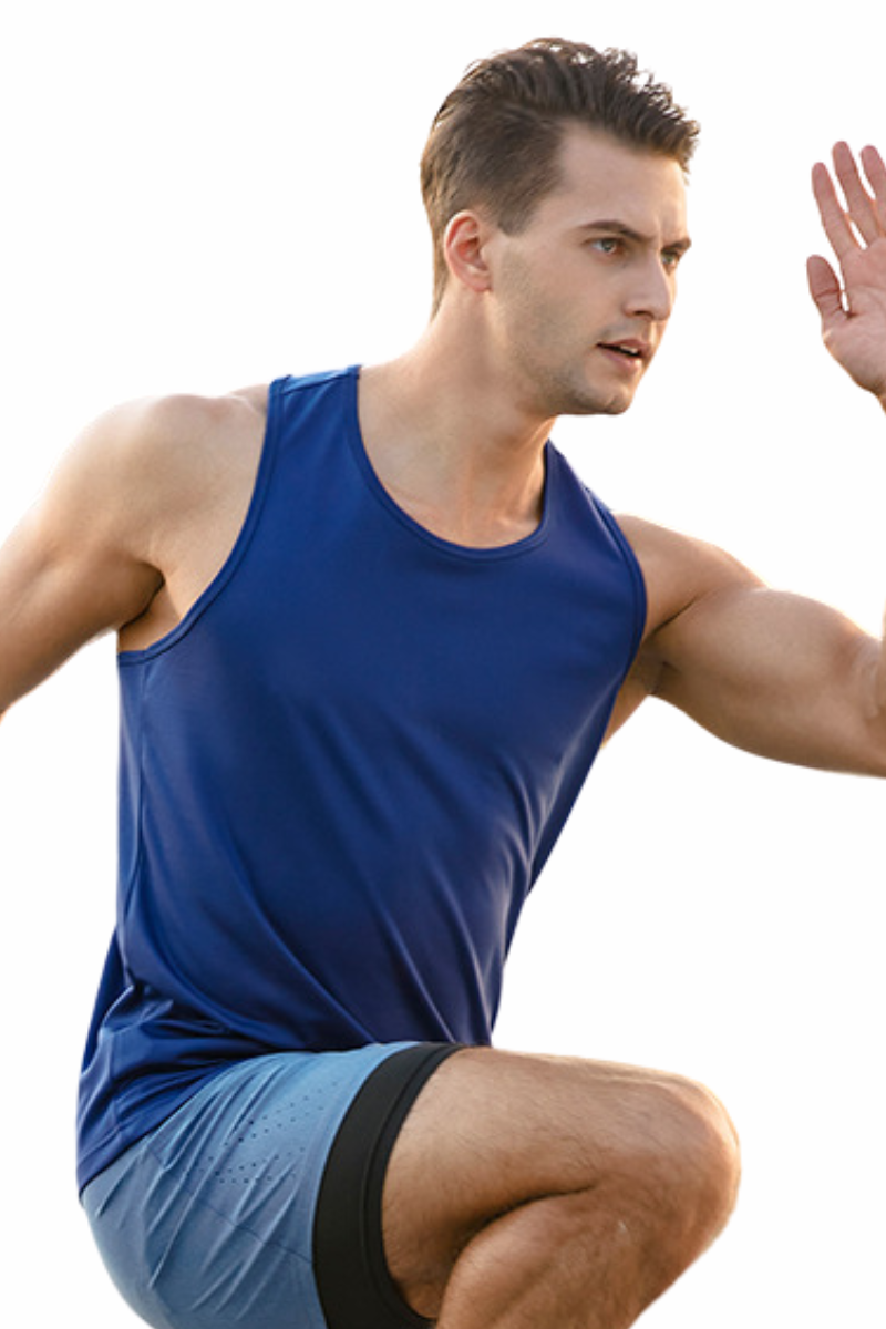 Men's Summer Racerback Quick Dry Athletic Tank Top