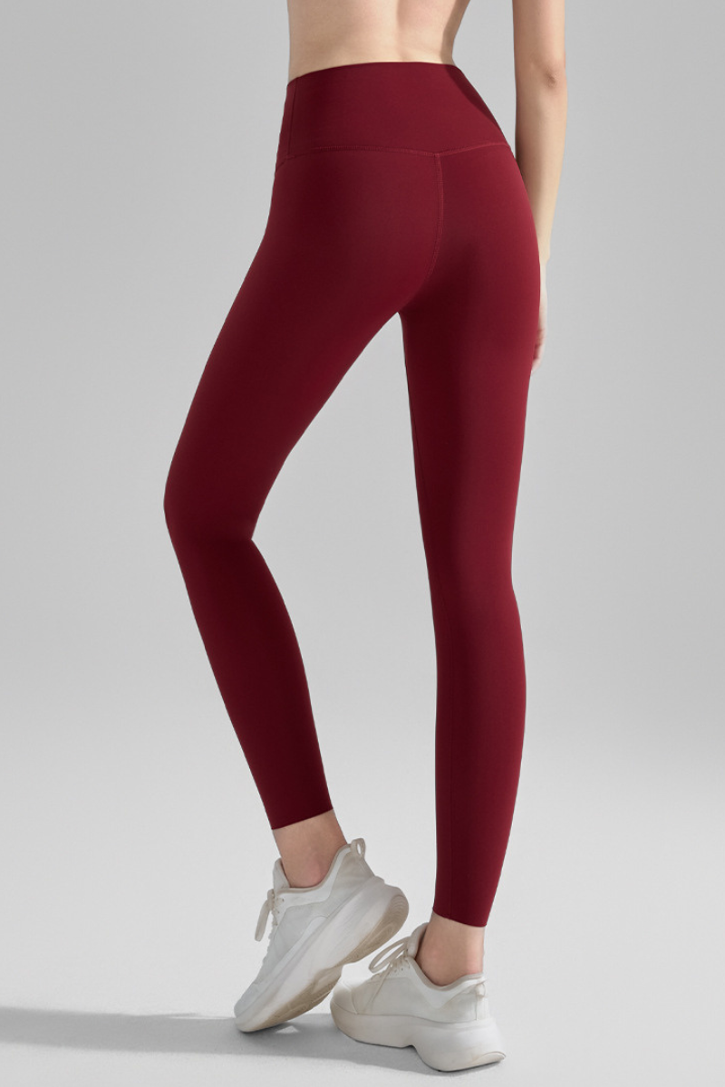 Women's High-Waist Tummy Control Hidden Back Pocket Leggings