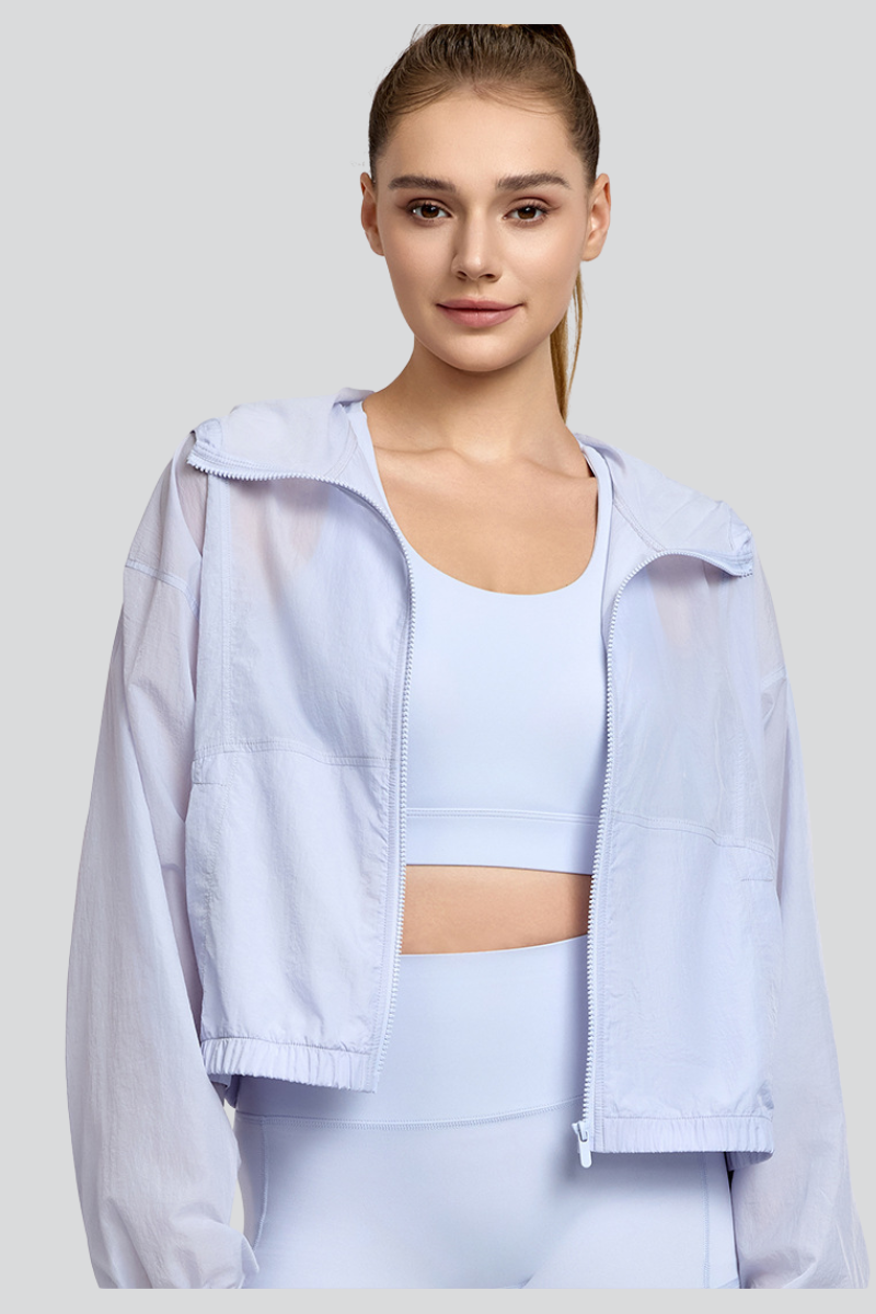 Women Summer Sunscreen Casual Lightweight Breathable Jacket