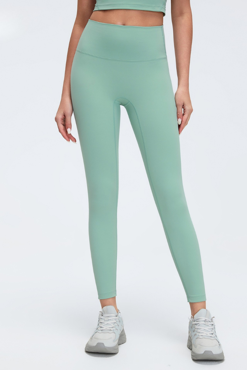 Women's Bare Feel Seamless Front Shaping Sports Leggings
