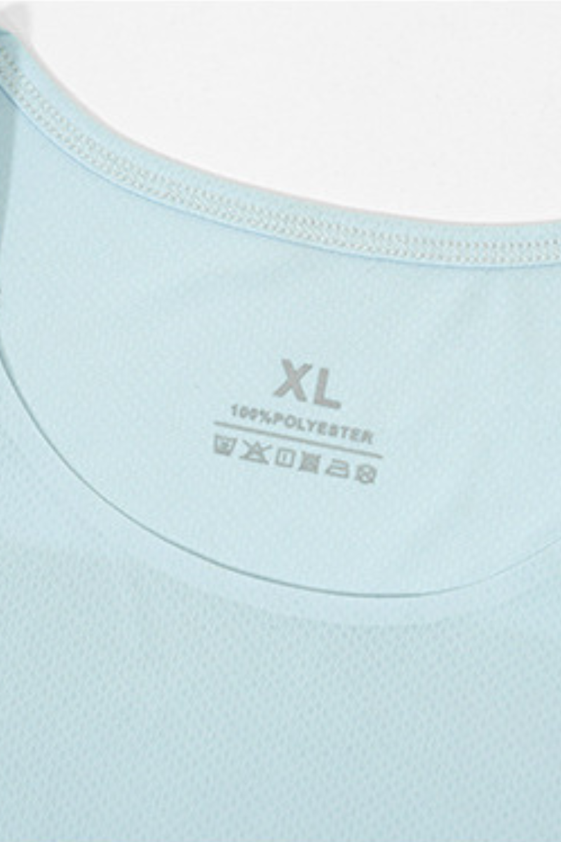 Men's Color Block Breathable Reflective Athletic Tank Top