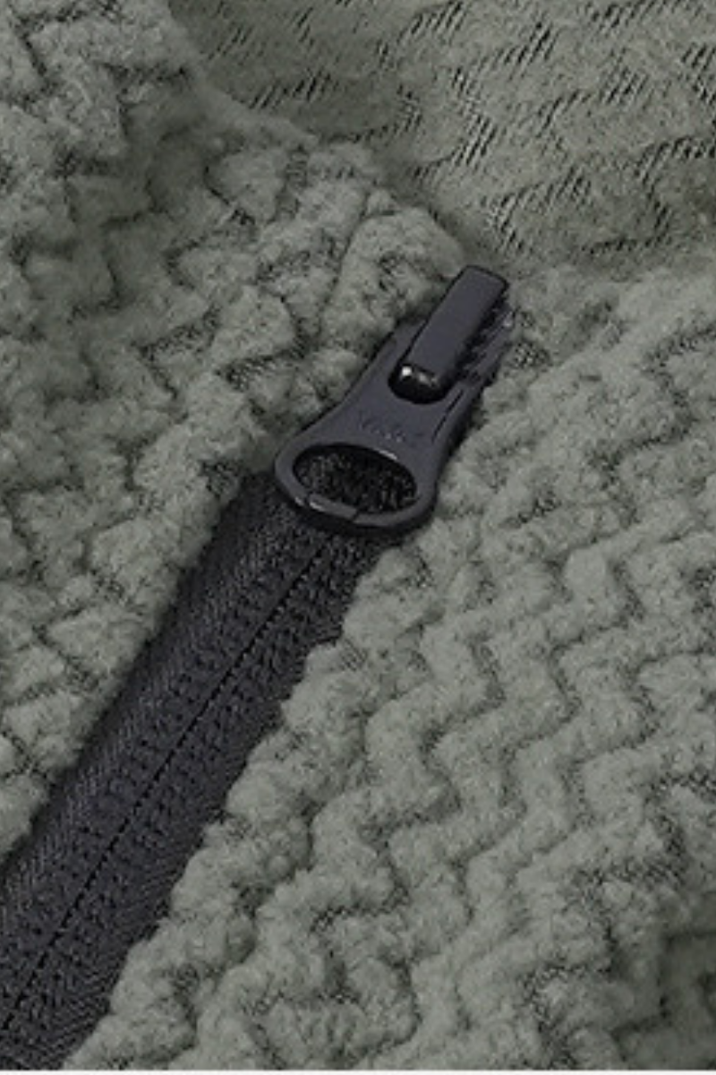 Men's Fall Thermal Fleece  Hooded Jacket with Thumbhole Cuff