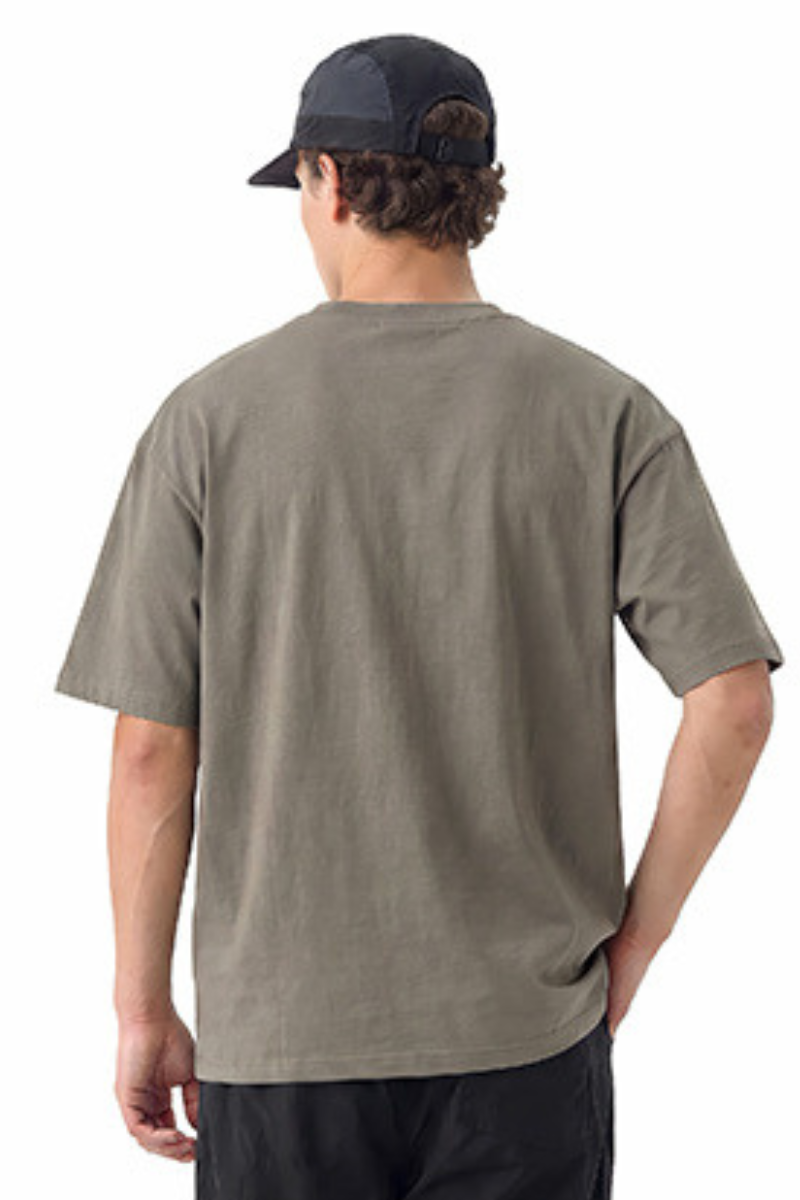 Men's Summer Lyocell Quick Dry Drop Shoulder Loose T-shirt