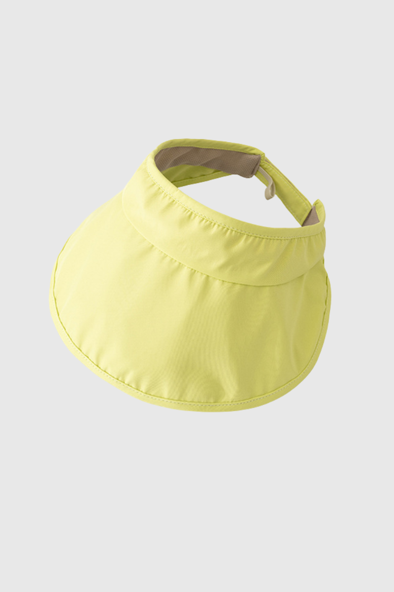 Summer Lightweight Sun Visor Foldable Wide Brim Empty Top Cap