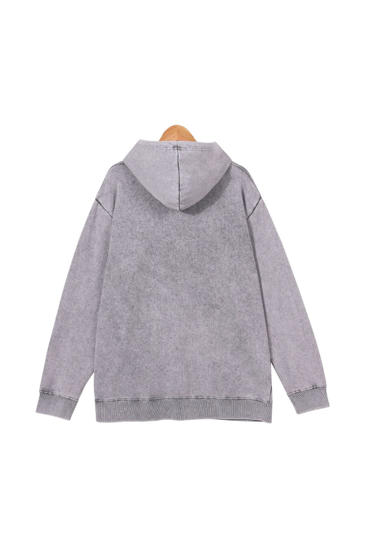 Unisex Fall 400G Heavyweight Washed Vintage Oversized Hoodie
