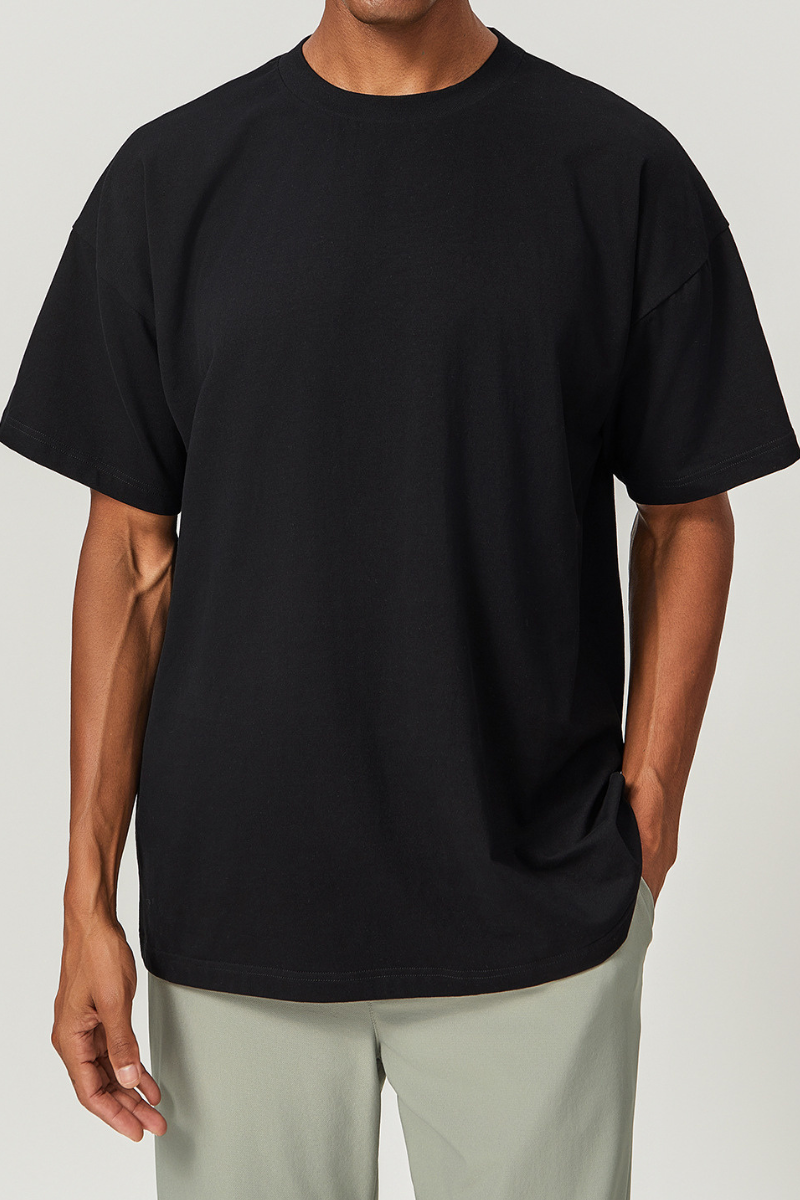 Men's Athletic Summer 100% Cotton Solid T-Shirt