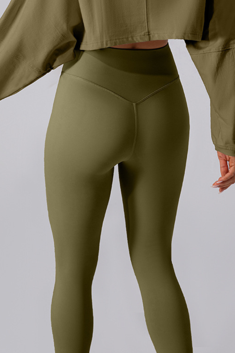 Women's High-Rise Naked Feel Butt-Lifting Yoga Leggings
