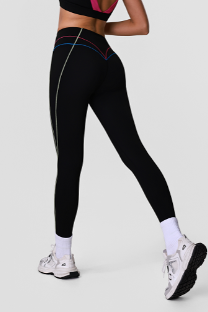 Women's Cutout Back Sports Cami & 9/10 Yoga Leggings Set