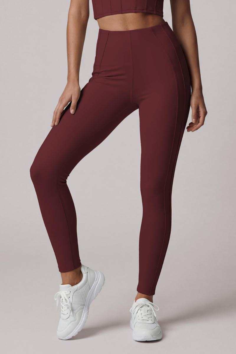 Women's Athletic Corset Seam 3D Peach Butt Yoga Leggings