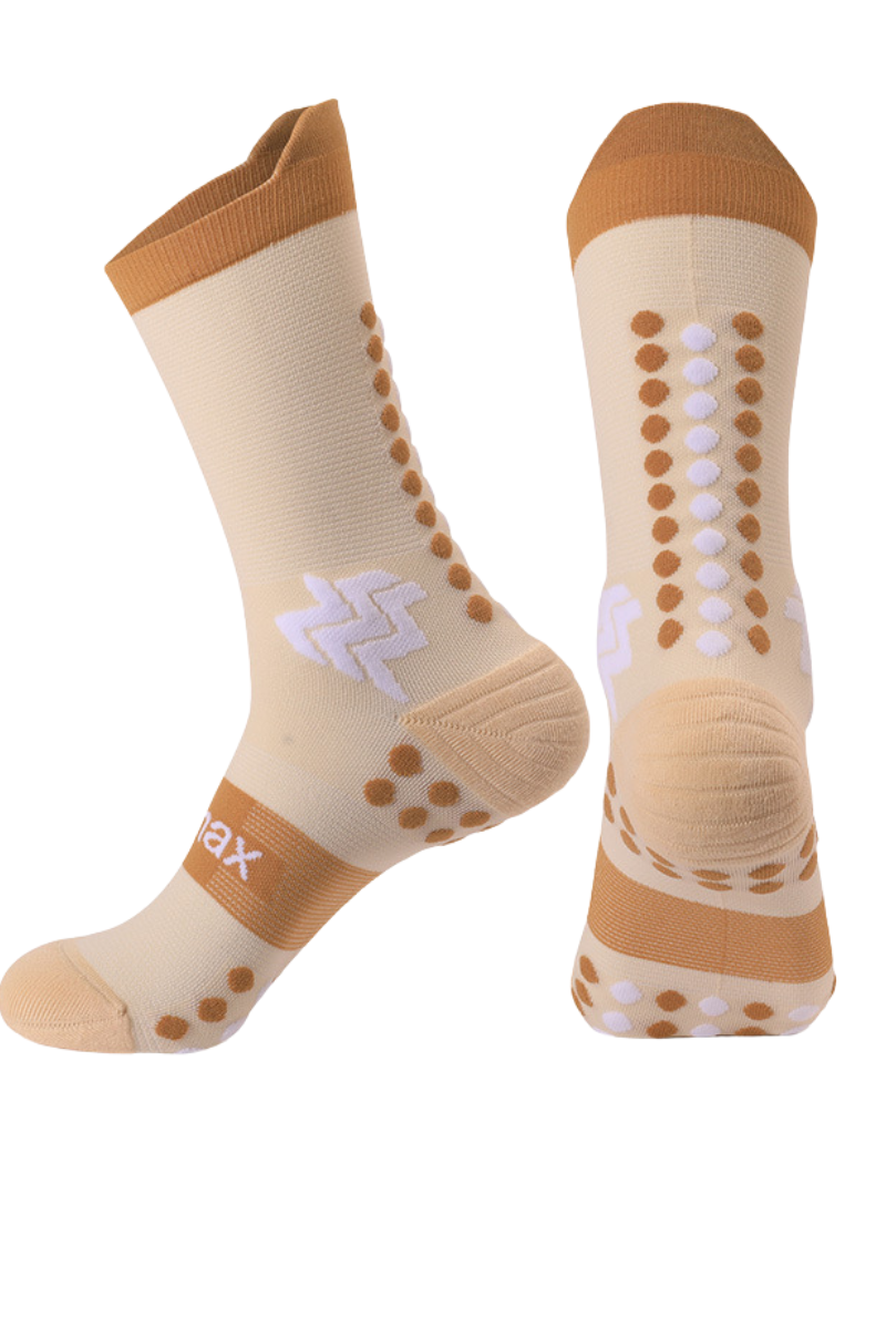 Non-Slip Cushioned Quick-Drying Long Running Socks