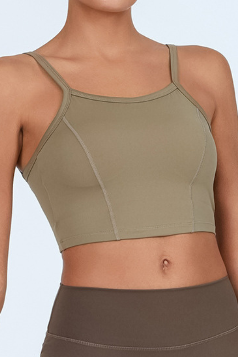 Women's Crisscross Back Strappy Thin Strap Sports Tank Top