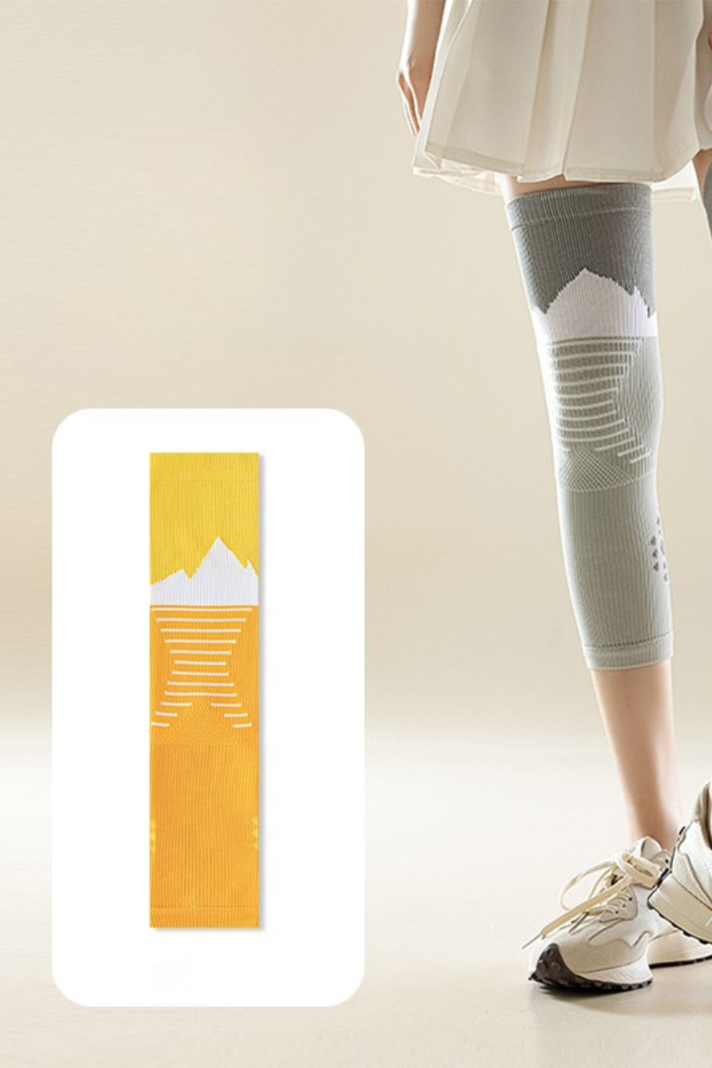 Women's Color Block Anti-Slip Sports Knee-High Socks