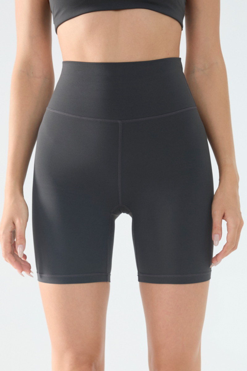 Women's Athletic Colorful Print High-Waist Biker Shorts