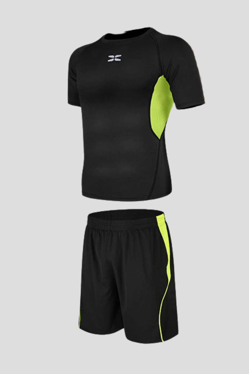 Men's Summer 2-Piece Sports Sets:T-shirt And Shorts