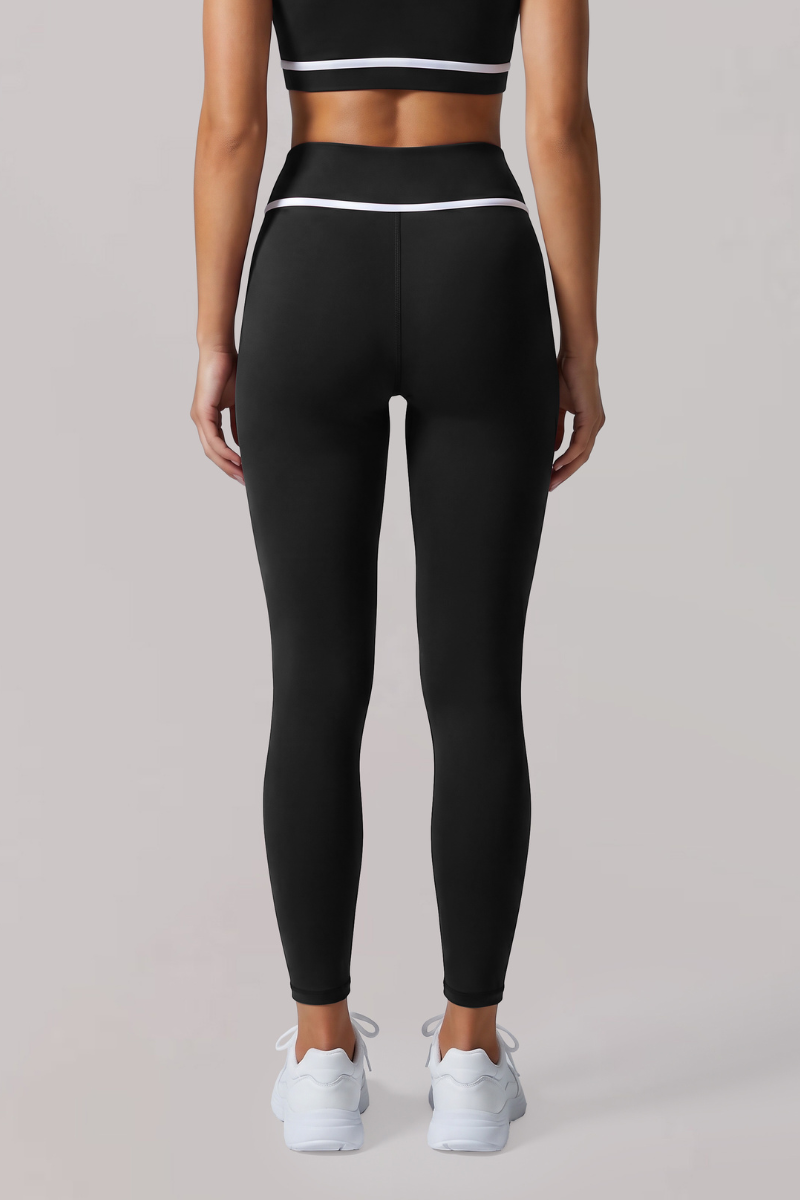 Women's Contrast-Line Butt-Lifting Naked-Feel Yoga Leggings