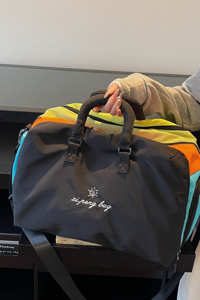 Dopamine Color Scheme 2-in-1 Handheld & Crossbody Sports Bag