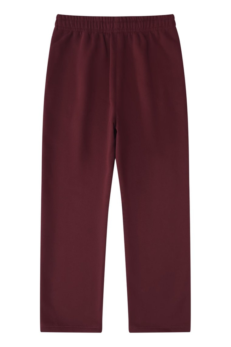 Unisex Fall Fleece Drawstring Straight Leg Casual Sweatpants