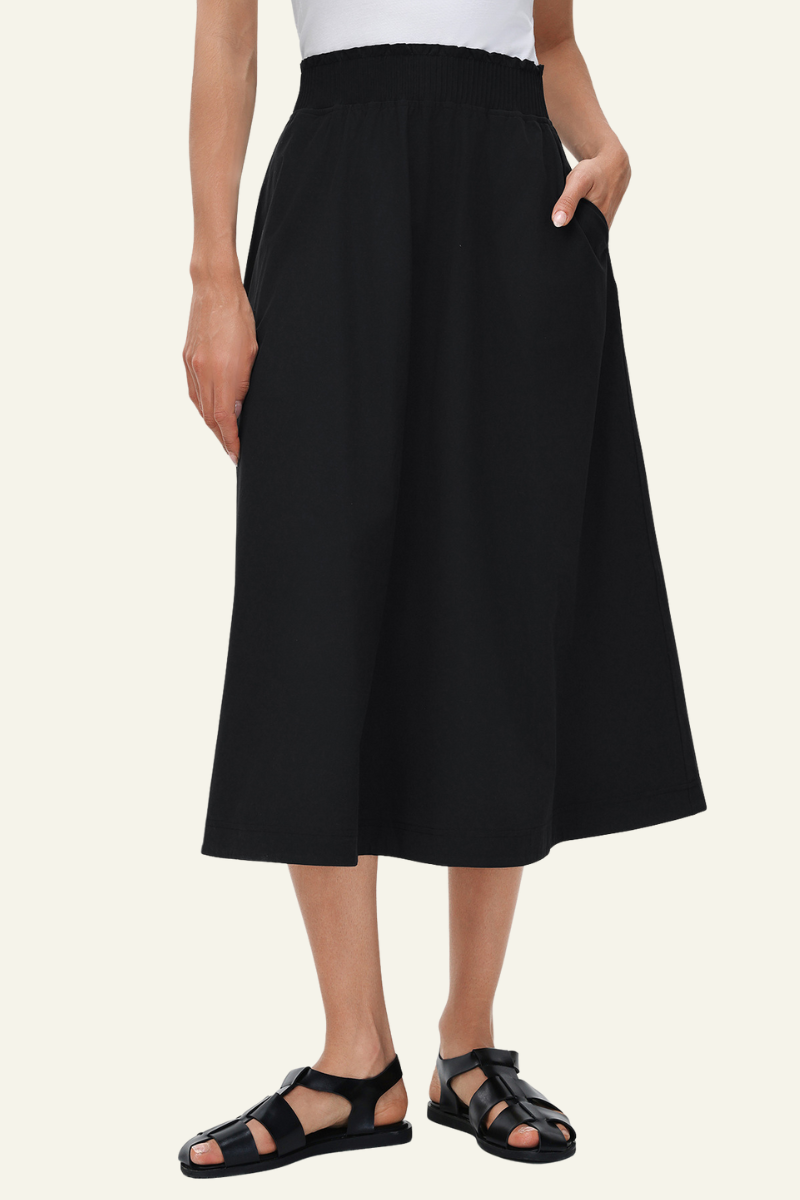 Women's Athletic High-waisted A-line Slim Skirt