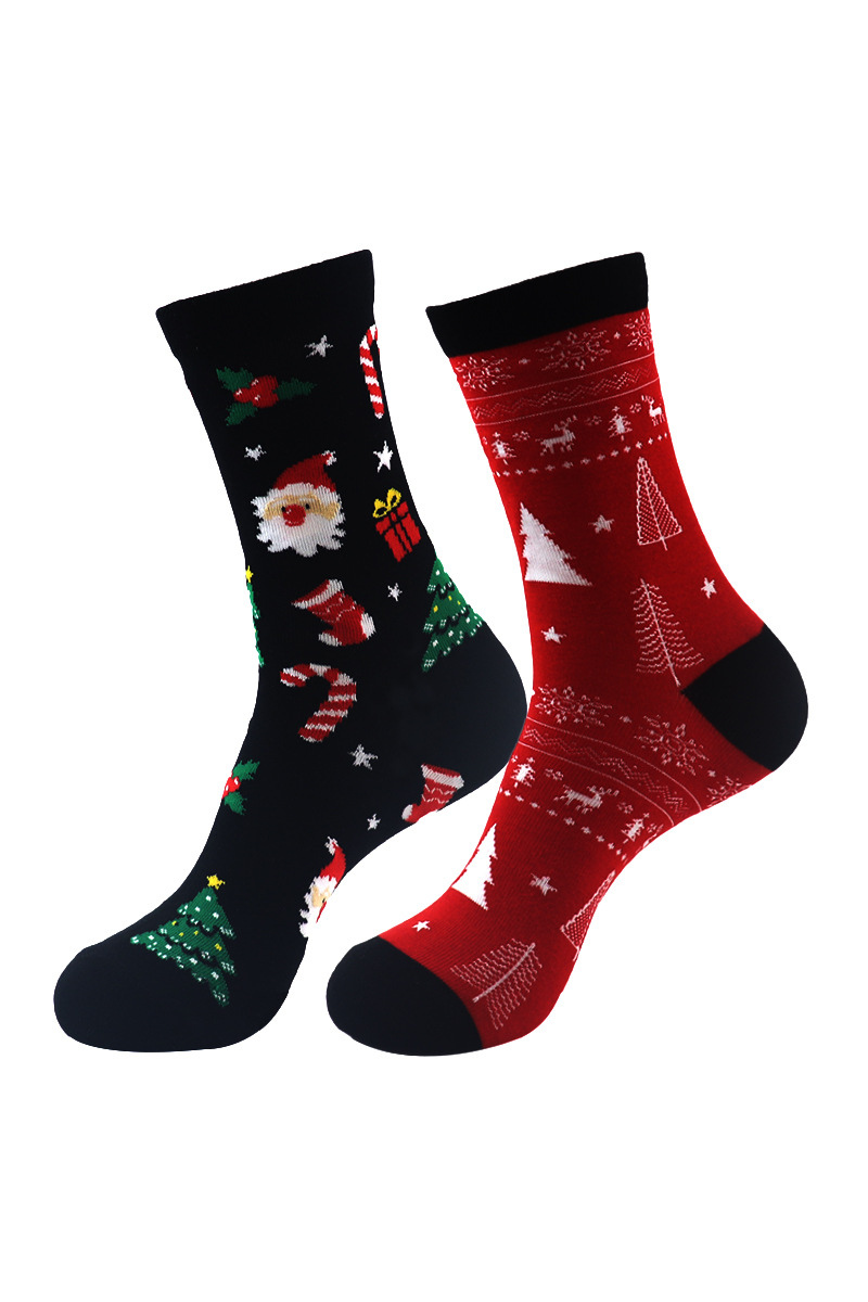 Unisex Christmas Fun Jacquard Crew Socks