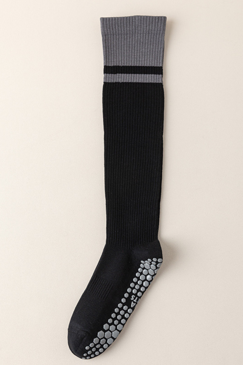 Non-Slip Grippy Dots Knee-High Yoga  Pilates Socks