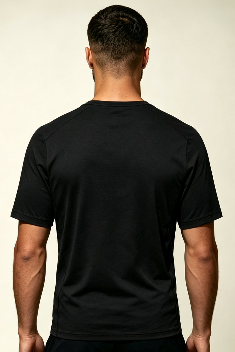 Men's Lightweight Crew Neck Tencel Lyocell Athletic T-shirt
