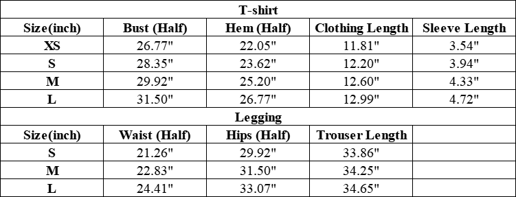 Women's Cut Out Cropped T-shirt And Leggings Yoga Sets