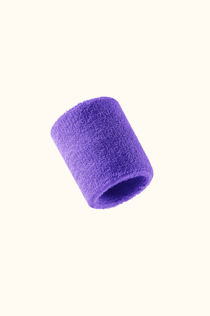 Sports Stretch Terry Cloth Solid Tennis Absorbent Wristbands